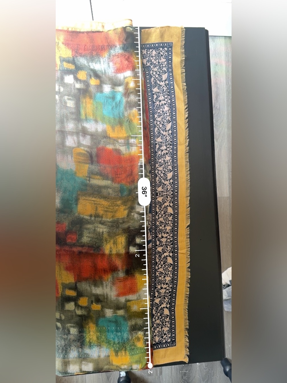 Colorful Multi-Pattern Lightweight Scarf - Picture 8 of 8